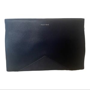 New Blue Vegan Leather Convertible Crossbody Purse